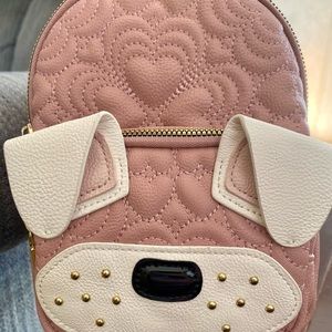 Betsey Johnson Puppy Dog Mini Backpack NWOT